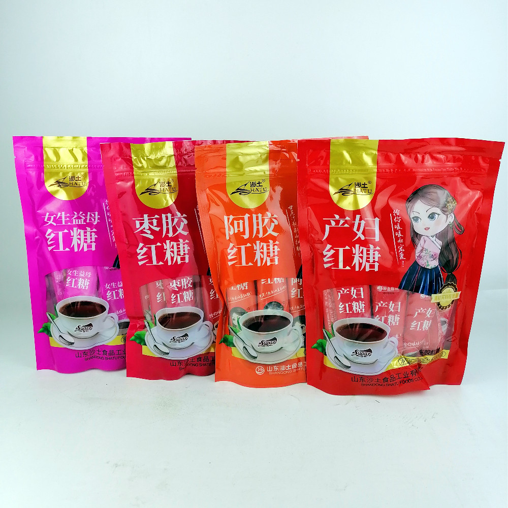 沙土红糖阿胶益母红糖女生产妇红糖280g/袋内有独立小包装