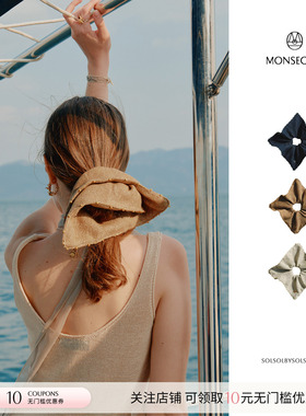 MONSECRET方形缀珠大肠发圈