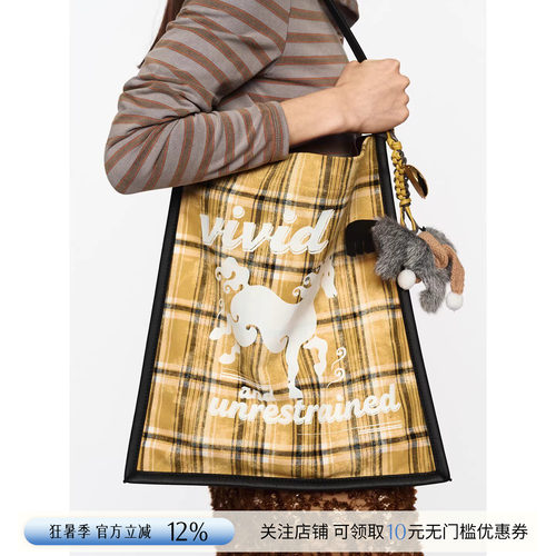 印花撞色帆布包JACQUESWEI