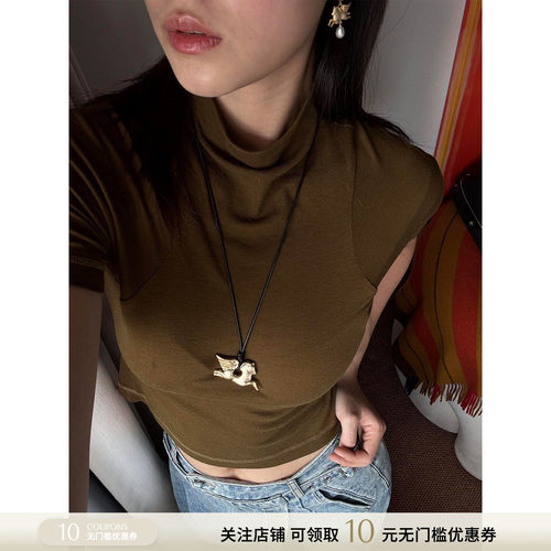 LOST IN ECHO 设计师品牌26新品大飞马吊坠皮绳长项链 SOLSOL