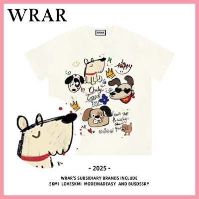 WRAR【小狗物语】夏季新款女短袖