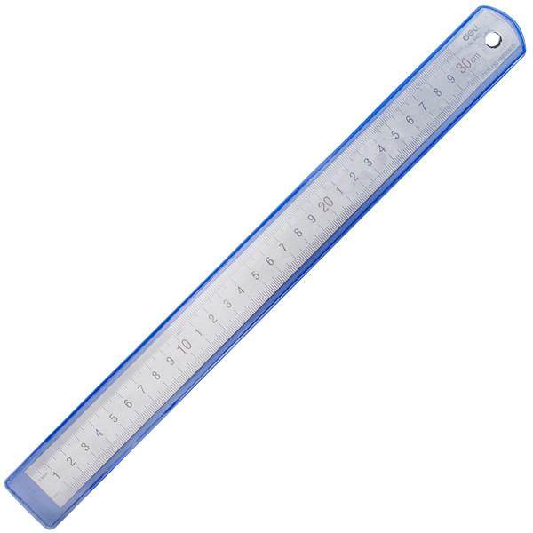 史泰博 得力 30CM钢直尺8463(24把/盒)