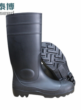 offiseed 司泰博 M70023 黑色耐磨防滑雨靴（高筒）