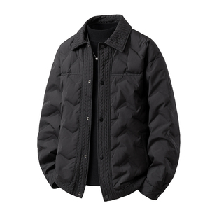 2025秋冬羽绒服男冬季 潮牌加厚鸭绒高端保暖棉外套男装