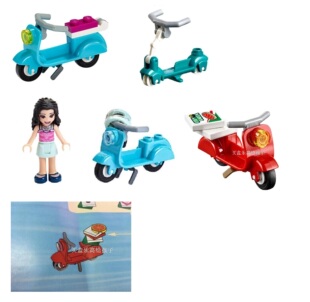 乐高 LEGO 杀肉 60097 60150 41344 41379 41389 净摩托车 没人