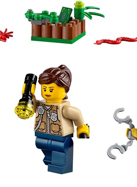 乐高 LEGO 人仔 60066 cty548 警察+场景 全新正品 绝版