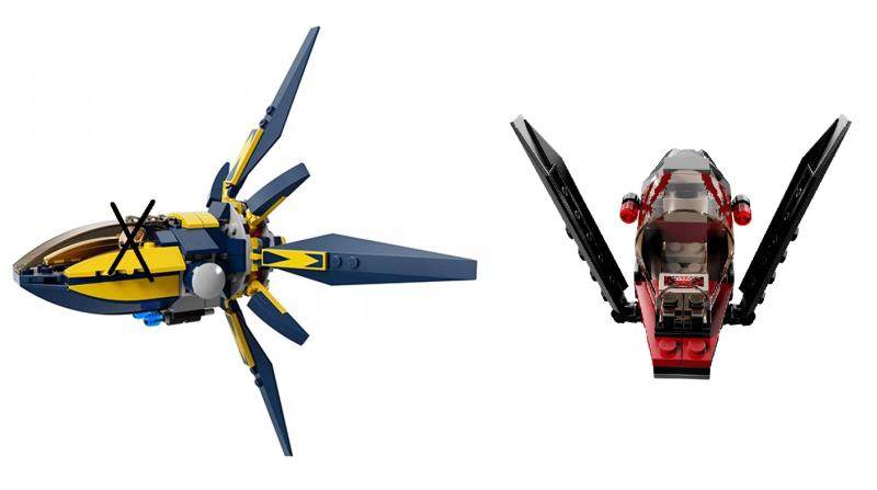 乐高 lego 杀肉 76019 净飞船两艘 不含人仔 全新正品