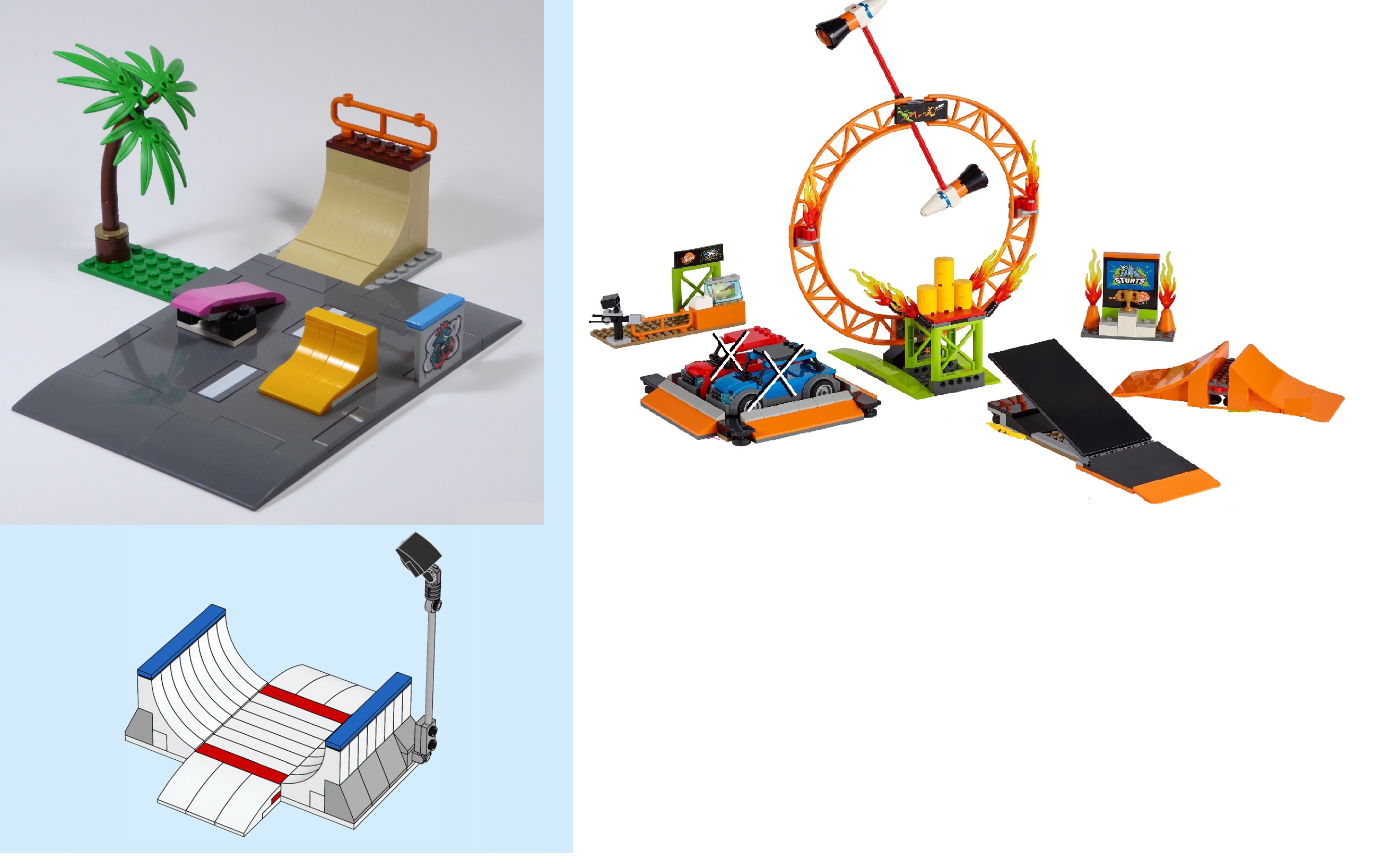 乐高 lego 杀肉 60203 60290 60295 净场景  不含人仔 全新正品