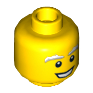 乐高 LEGO 小颗粒 人仔 配件 零件 男人 男孩 头部 脸部 #3