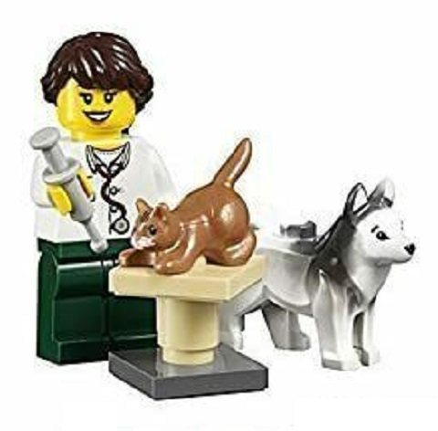 乐高 lego 人仔 45022 doc037 兽医 4603517小猫 狗 全新正品独占