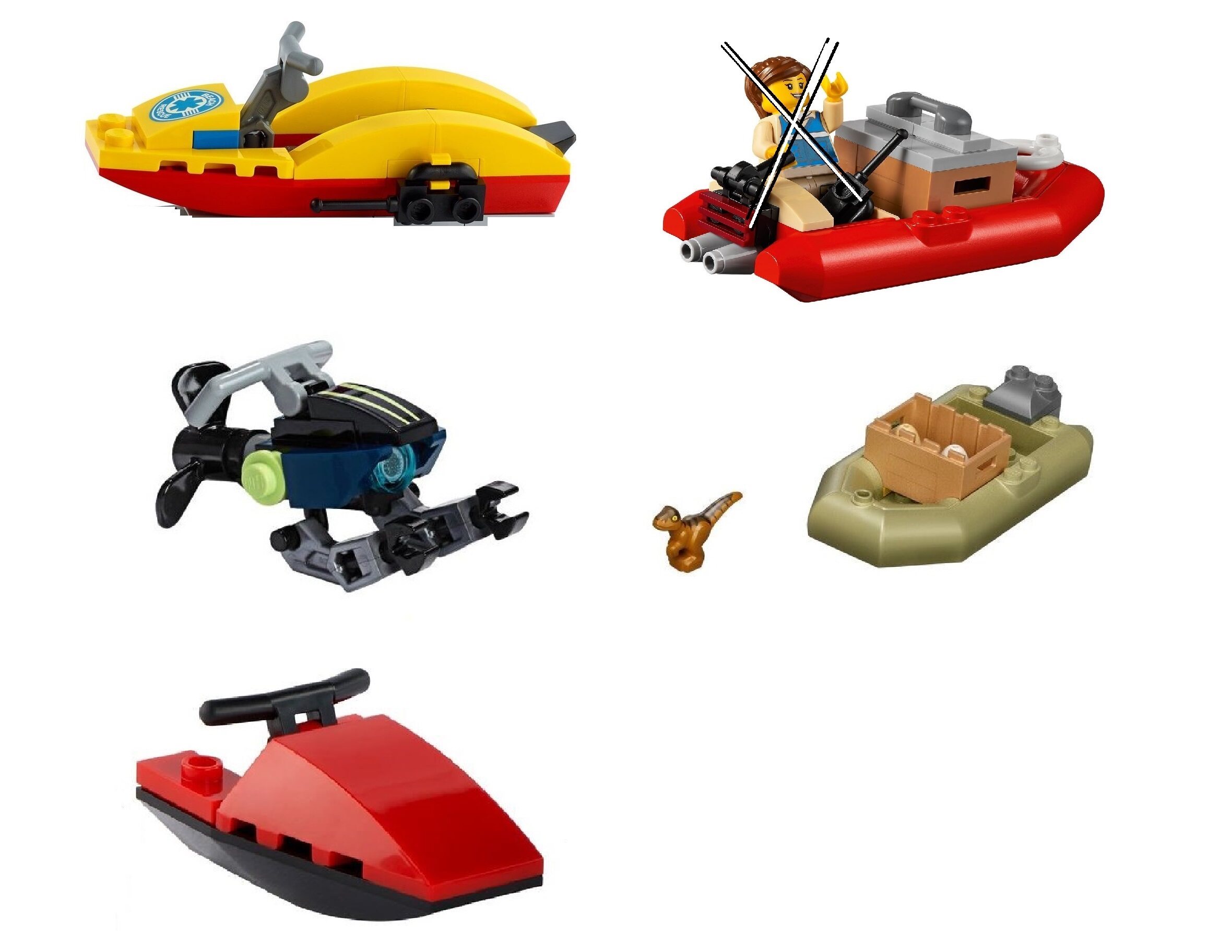 乐高 LEGO 杀肉 41378 60286 60307 76942 60275 净快艇 不含人仔