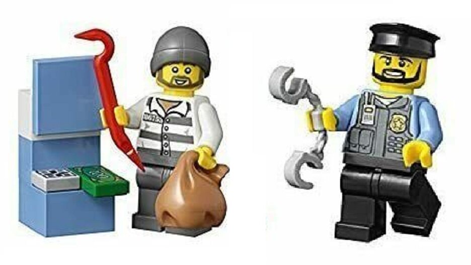 乐高 lego 人仔 45022 cty716 警察  cty715 小偷 全新正品 独占