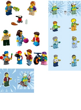 乐高 LEGO人仔 60283 60319 60326 60328 60329 60330 60343 人仔