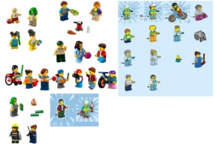 乐高 LEGO人仔 60283 60319 60326 60328 60329 60330 60343 人仔