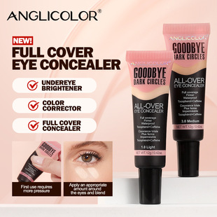 跨境亚马逊版强力遮瑕膏遮盖文身黑眼圈保湿提亮遮瑕液彩妆