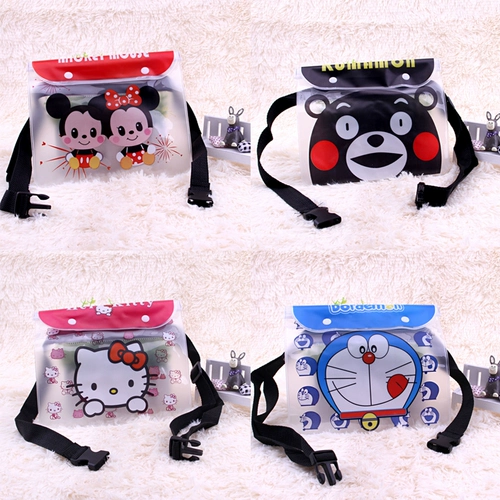 Мультяшная поясная сумка, детская водонепроницаемая сумка, аквапарк для плавания, мобильный телефон, сумка для хранения, дайвинг