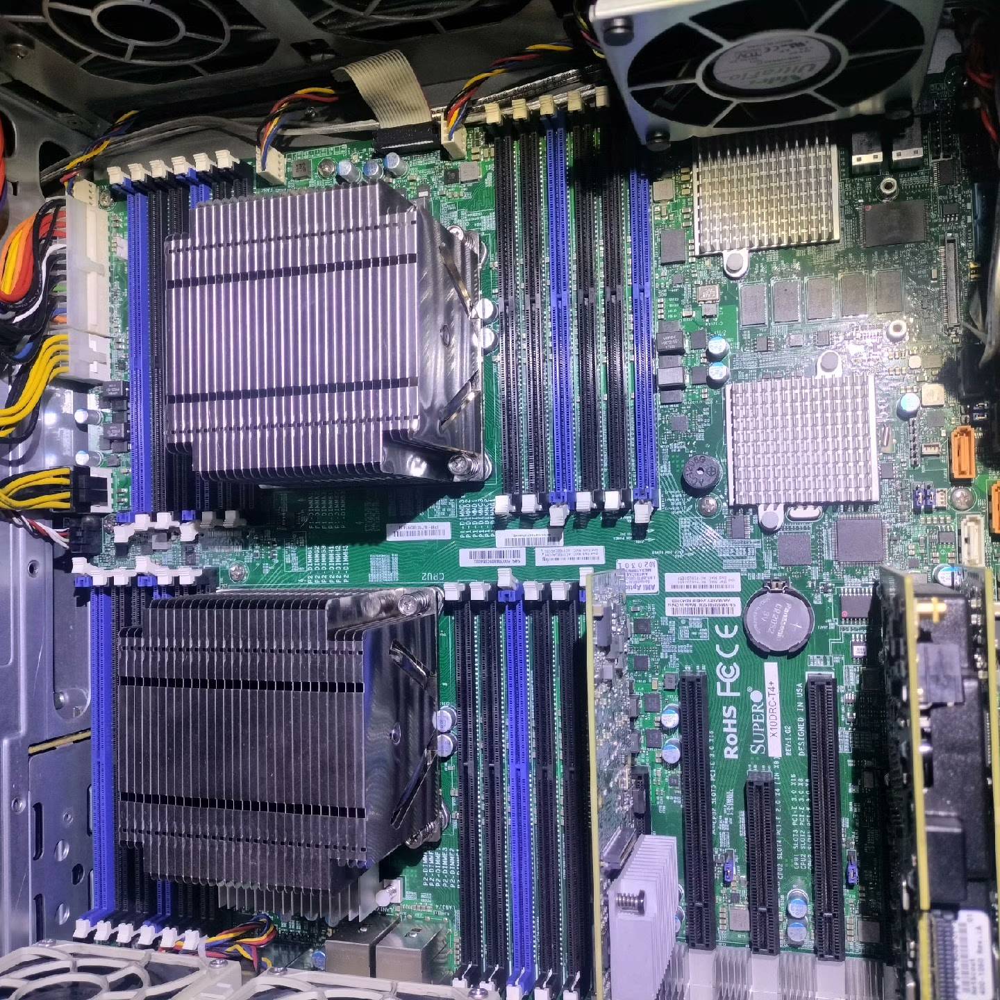 SUPERMICRO/超微 X10DRI-T4+ 主议价 也可为维修！！
