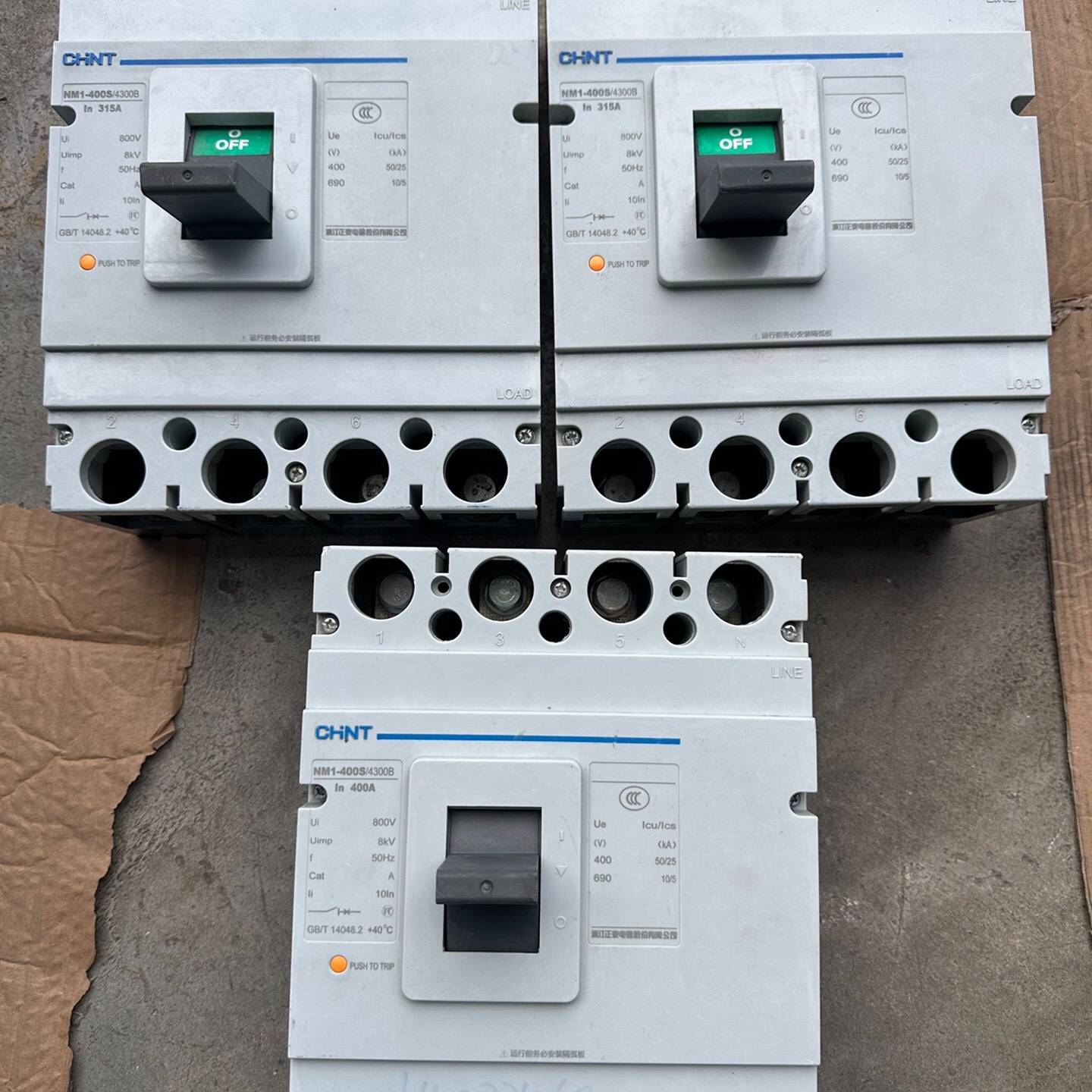 正泰NM1-400S/4300B断路器议价 也可为维修！！