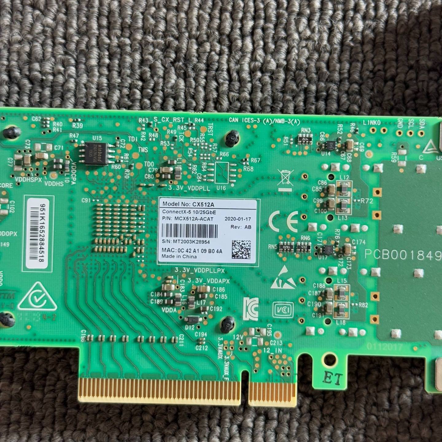 迈络思Mellanox MCX512A-ACAT议价 也可为维修！！