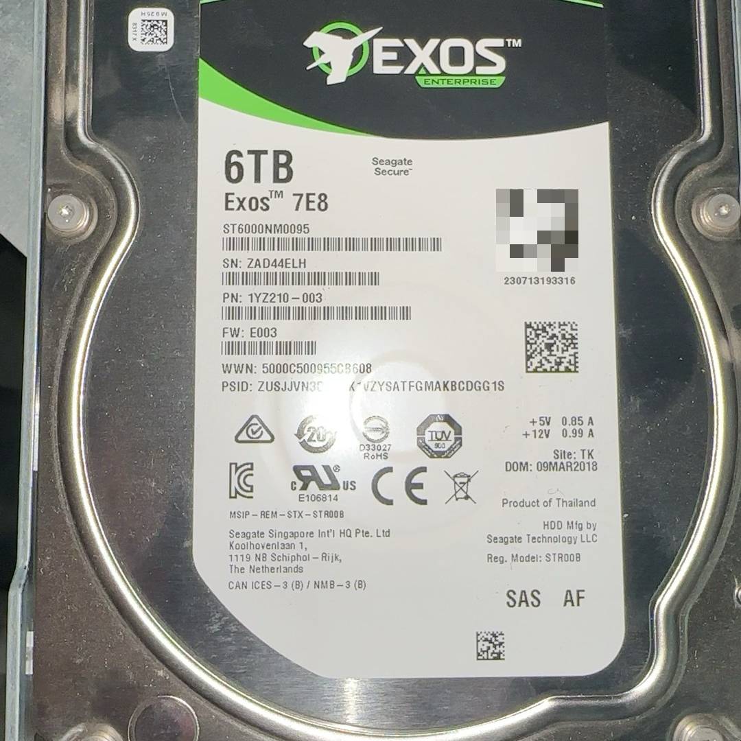 希捷 ST6000NM0095 SAS服务器议价 也可为维修！！
