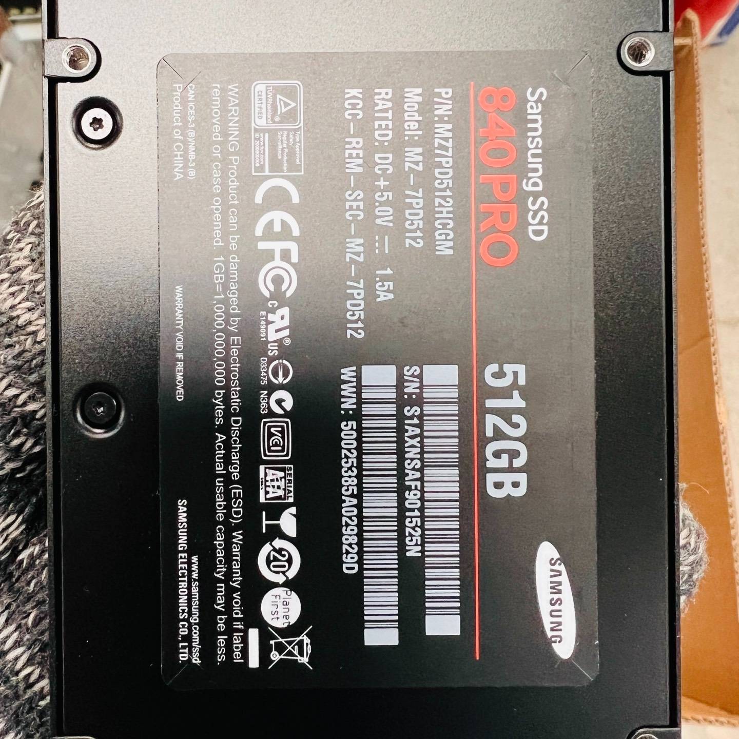 samsung SSD 840 Pro 512_GB议价 也可为维修！！