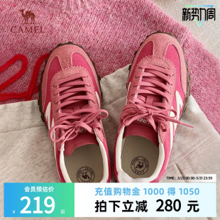 女款 2026春夏新款 低帮复古德训鞋 男士 骆驼山海运动鞋 休闲板鞋 女鞋