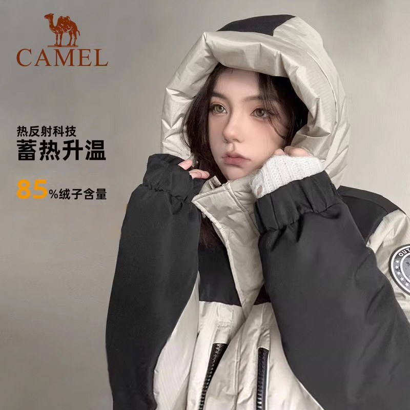 骆驼户外羽绒服女骆驼
