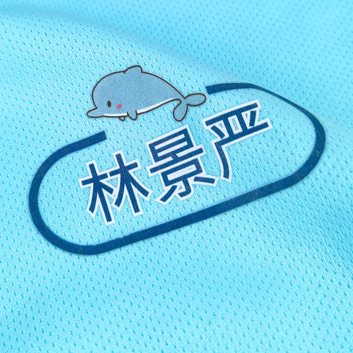 原创设计防水熨烫校服名字贴