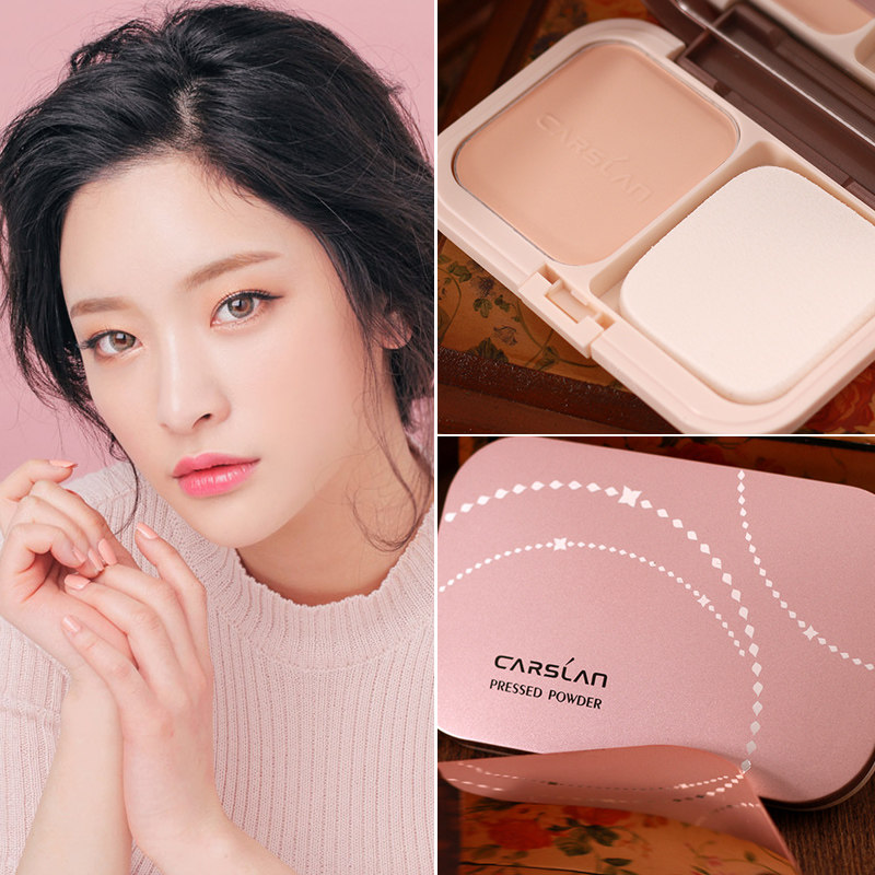 卡姿兰粉饼定妆遮瑕久持控油防水保湿干粉底蜜粉马卡龙晚安粉正品