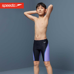 Speedo/速比涛儿童泳裤hero4.0男童印花运动抗氯舒适防晒青少年
