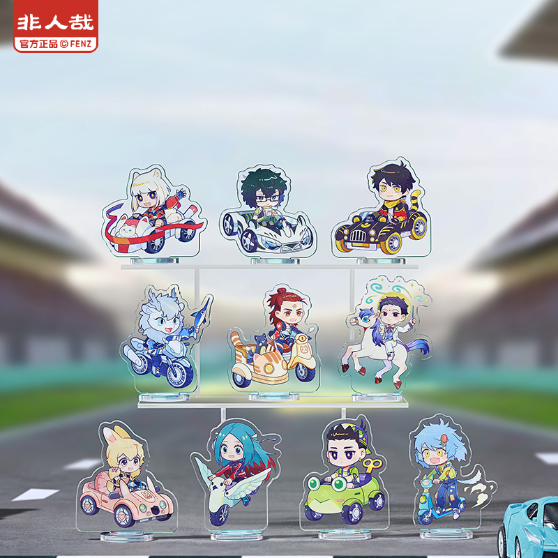 非人哉官方店嘟嘟车系列亚克力立牌盲盒动漫周边原创收藏桌面摆件