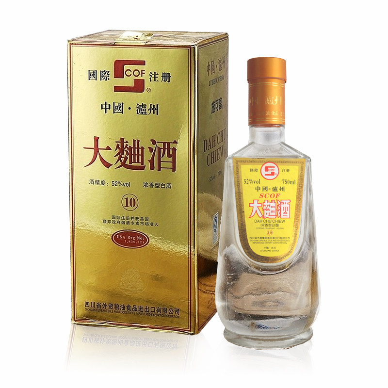 四川泸州施可富大曲酒2009年产52度750ml单瓶粮食酒口粮白酒老酒