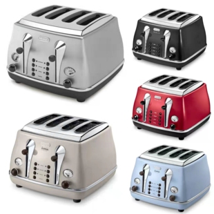 德龍 Delonghi CTO4003多士爐4片土司機(jī)全自動烤面包機(jī)加熱早餐機(jī)