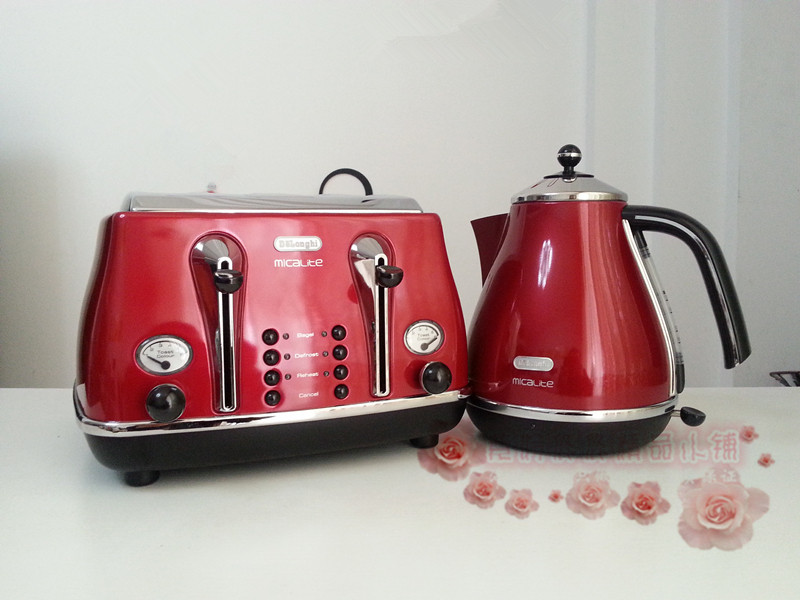 新款Delonghi/德龙 CTOM4003多士炉土司机KBO3001不锈钢电热水壶