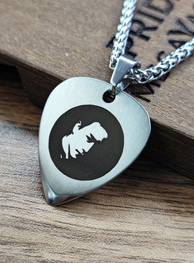 张国荣纪念拨片项链吉他弹片pick礼物金属留念粉丝应援周边哥哥