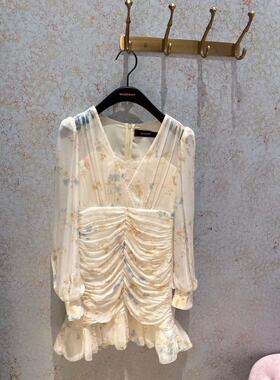 麦斯芮妮 MAXRIENY 国内专柜正品代购2024春款连衣裙MC85DR007