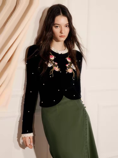 MAXRIENY 国内专柜正品代购2025冬季新款针织外套MC86JA570