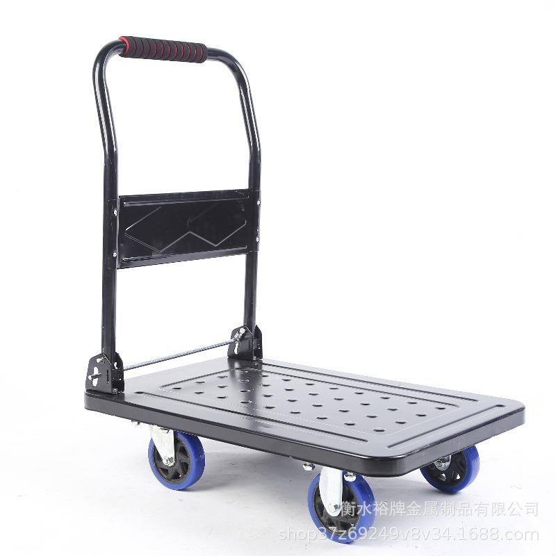 小推车平板手推车折叠平板车拉货小拉车便捷搬运平板车拉货推车