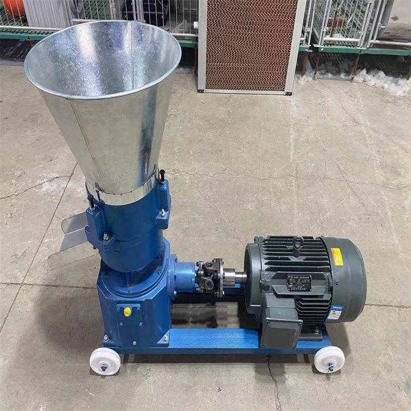 小型直连150型颗粒成型机皮带120型压颗粒设备操作简单饲料制粒机