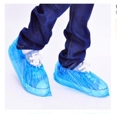 一次性鞋 套加厚塑料室内家用机房学生防水防尘无纺布脚套100只装