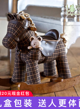 英国littlebirdtoldme实木摇摇马小木马儿童生日礼物宝宝周岁送人