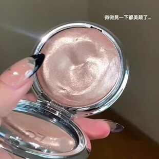 清透银河细闪美晕了！亮晶晶高光眼影立体土豆泥提亮细闪膏香槟金