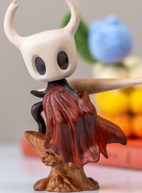 空洞骑士高级实木手办骨钉游戏周边玩偶学生礼物动漫摆件桌面创意