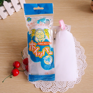 日本可挂起泡网洗脸洁面手工皂打泡网洗澡洗浴泡泡网洗面奶打泡袋