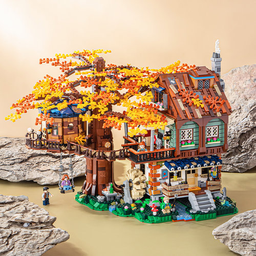 LOZ积木俐智男孩模型成年人拼图