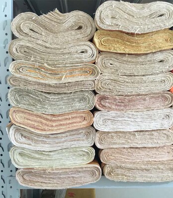 云龙皮纸 仿古宣纸  纯手工皮纸 小六尺单 61*180 带毛边 100张刀