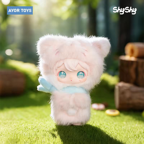 正版兔闪闪二代shyshy小小的你毛绒盲盒搪胶挂件潮玩公仔女生礼物