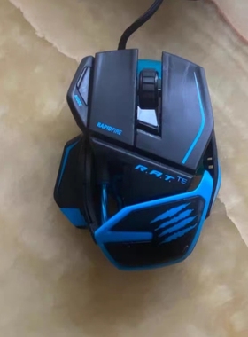 美加狮赛钛客RAT TE MAD CATZ游戏有线多媒体功能宏电竞鼠标滑鼠