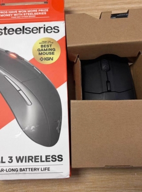 赛睿SteelSeries RIVAL 3 WIRELESS无线游戏电竞轻量化小手鼠标