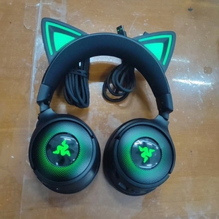 耳机麦 有无线三模可爱头戴式 Razer雷蛇北海巨妖萌猫版 V3PRO专业版